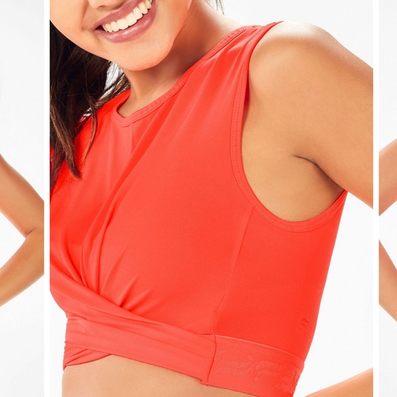 Fabletics Pia Powertouch Light Front Twist Cropped Tank - Picture 2 of 6